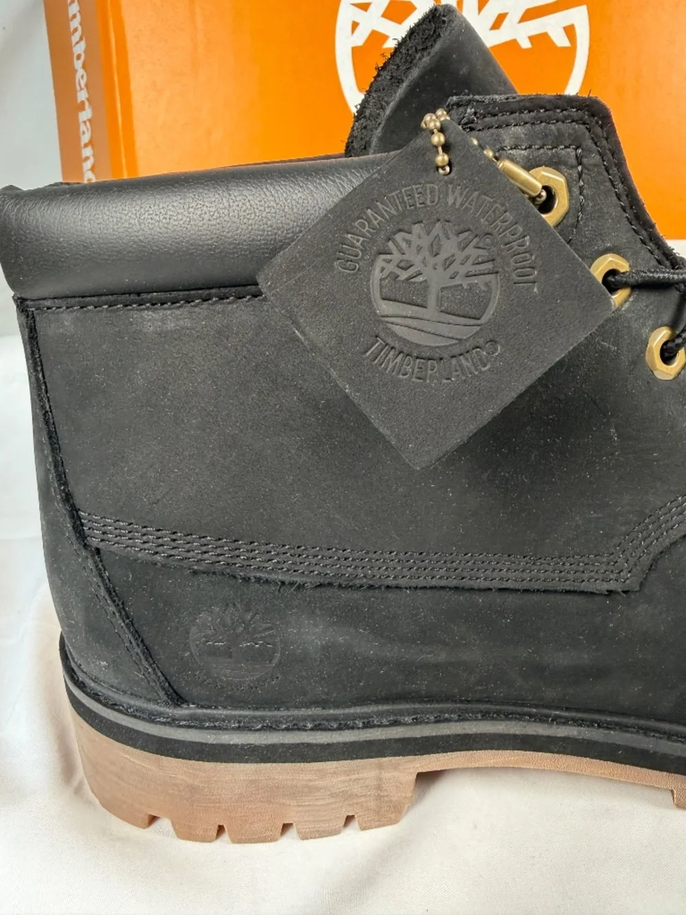 Timberland Rockaway Mid LC Waterproof Chukka Boots Black Nubuck Men’s Size 11